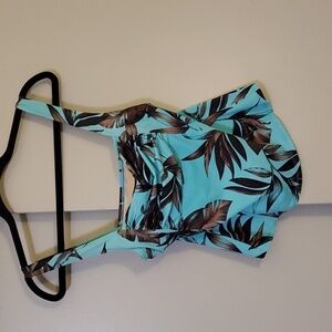 Caribbean Joe Palm Leaf Tankini Size 8